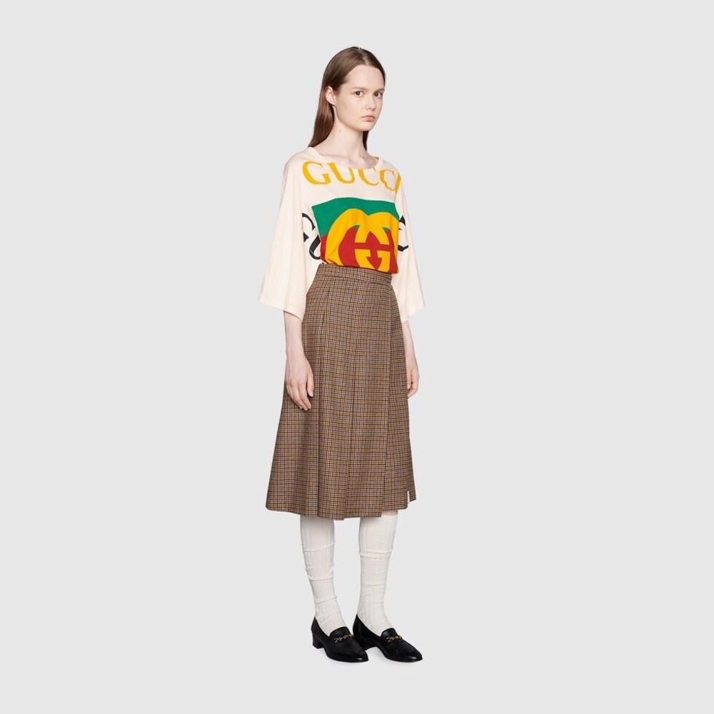Gucci Women’s Oversized T Shirt with Gucci Logo XXS